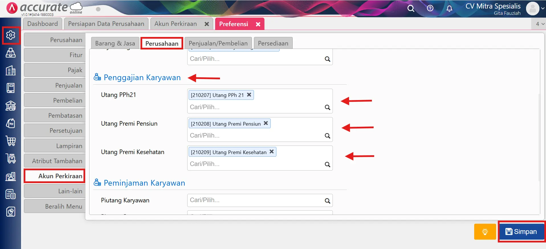Catat gaji PPh 21 & SPT